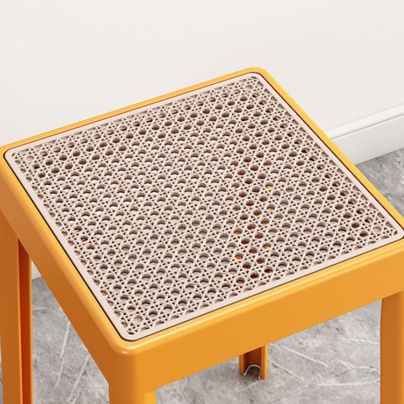 スクエア ラタン スツール スタッカブル チェア kocol