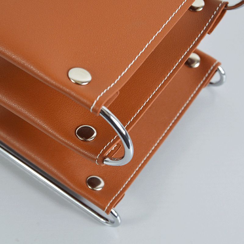 アイアンフレームレザー収納ラック kocol