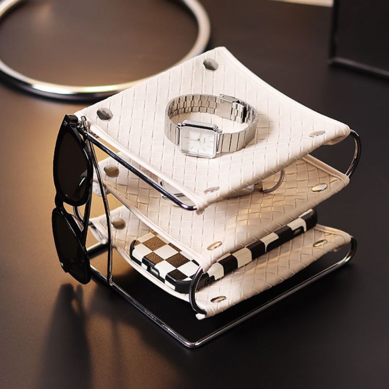 アイアンフレームレザー収納ラック kocol