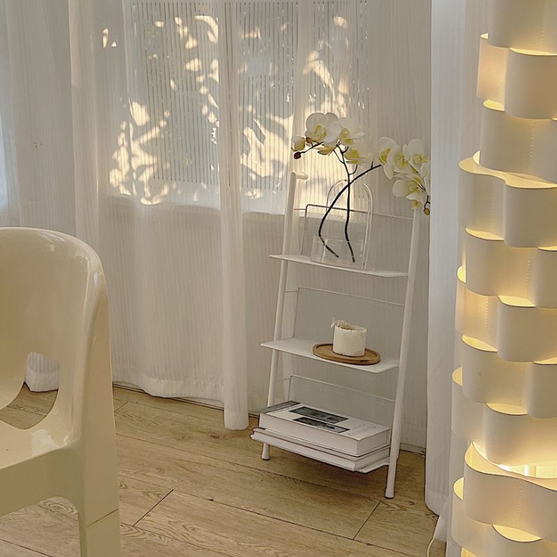 壁掛けラダー3段シェルフ 収納ラック kocol