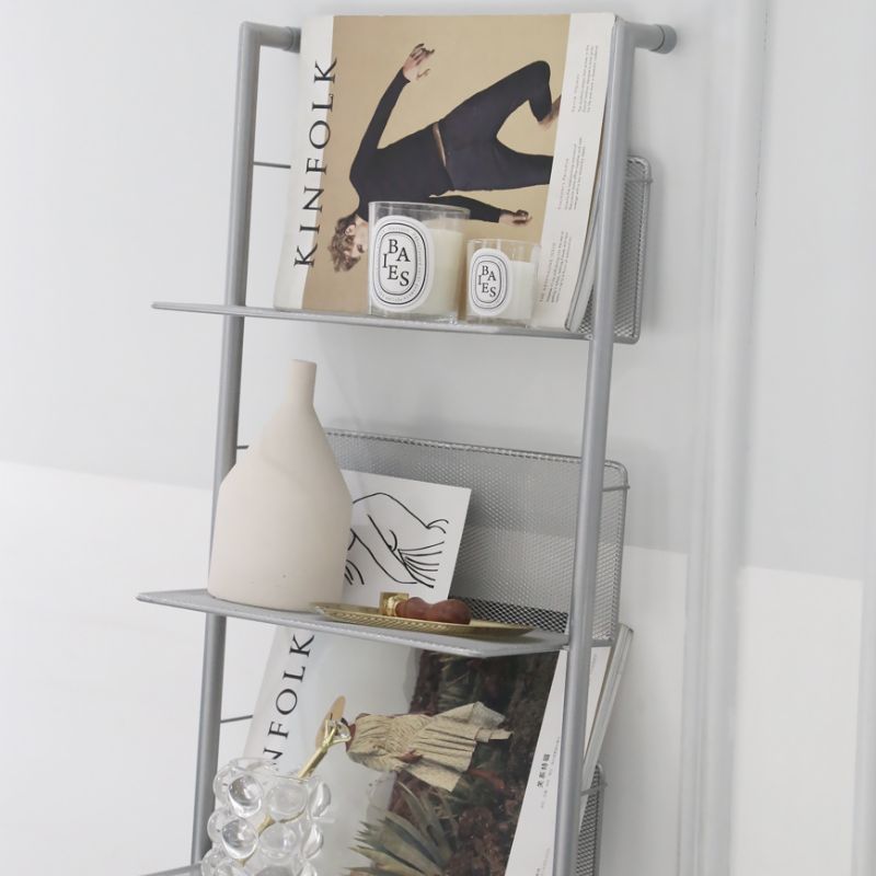 壁掛けラダー6段シェルフ 収納ラック kocol