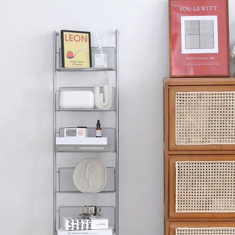 壁掛けラダー6段シェルフ 収納ラック kocol