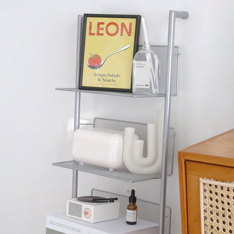 壁掛けラダー6段シェルフ 収納ラック kocol