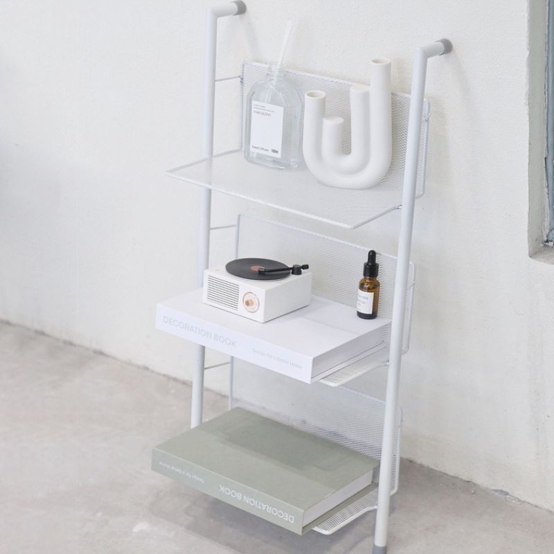壁掛けラダー3段シェルフ 収納ラック kocol