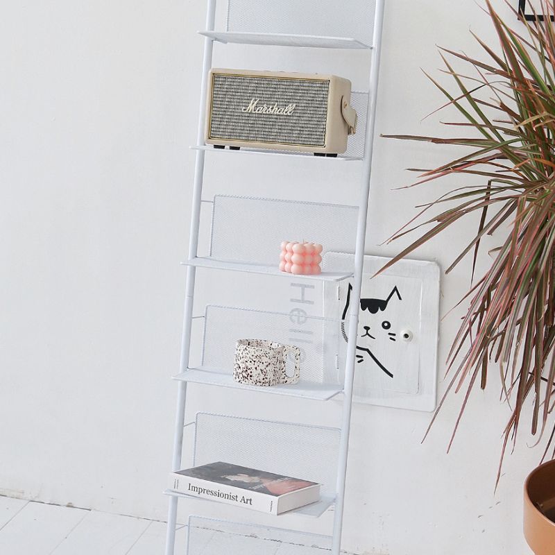 壁掛けラダー6段シェルフ 収納ラック kocol