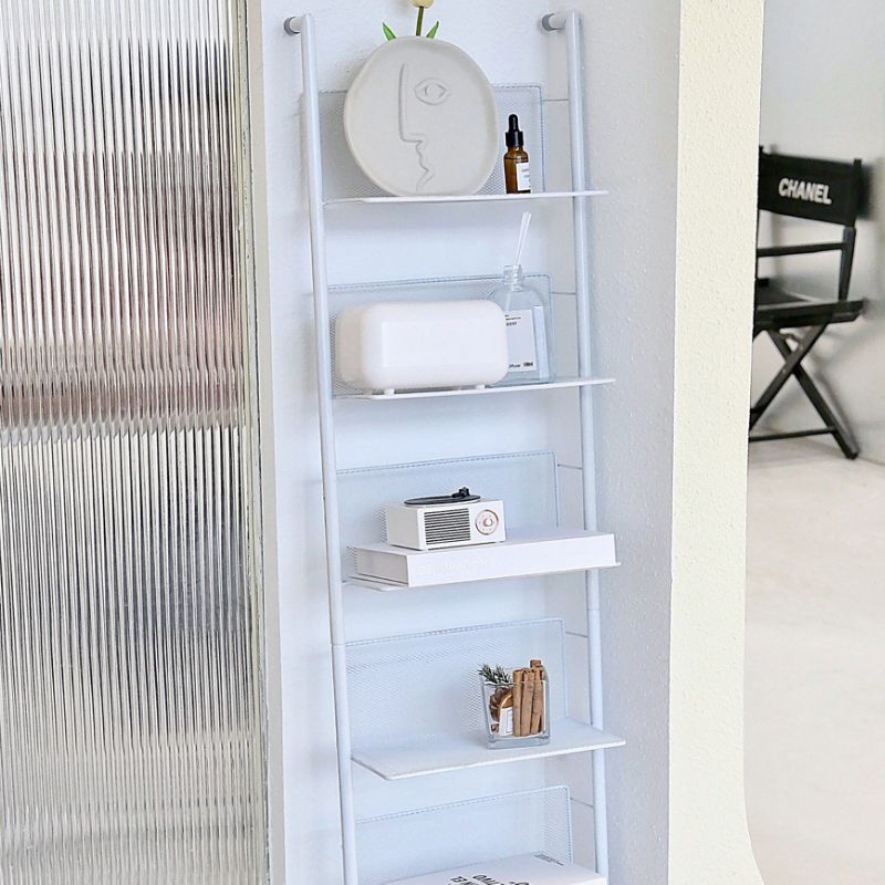 壁掛けラダー6段シェルフ 収納ラック kocol