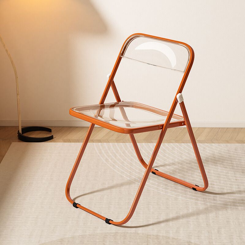 クリア折り畳みチェア　カラーフレーム kocol