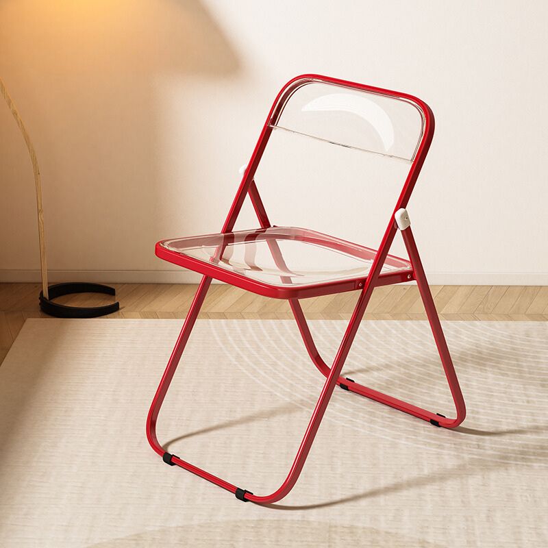 クリア折り畳みチェア　カラーフレーム kocol