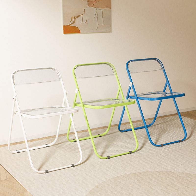 クリア折り畳みチェア　カラーフレーム kocol