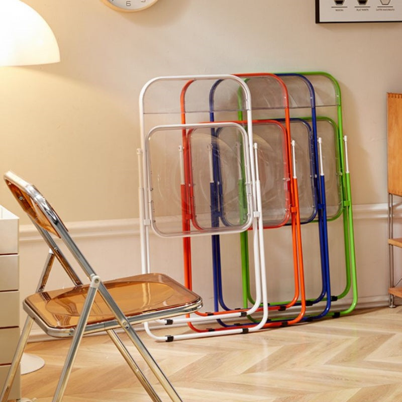 クリア折り畳みチェア　カラーフレーム kocol