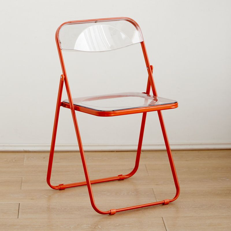 クリア折り畳みチェア　カラーフレーム kocol