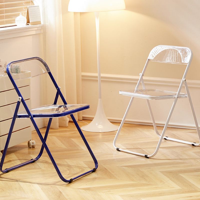 クリア折り畳みチェア　カラーフレーム kocol