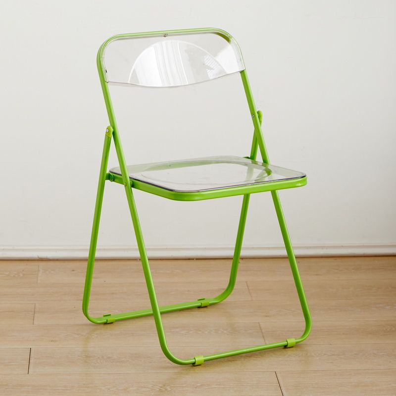 クリア折り畳みチェア　カラーフレーム kocol