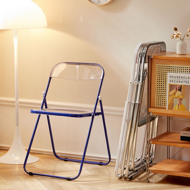 クリア折り畳みチェア　カラーフレーム kocol