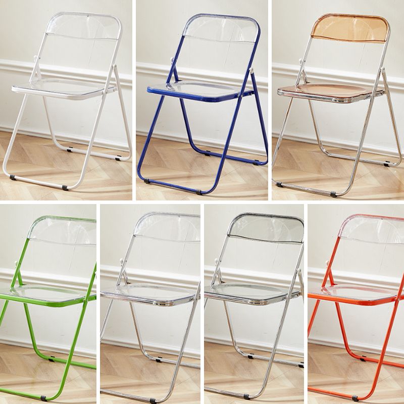 クリア折り畳みチェア　カラーフレーム kocol