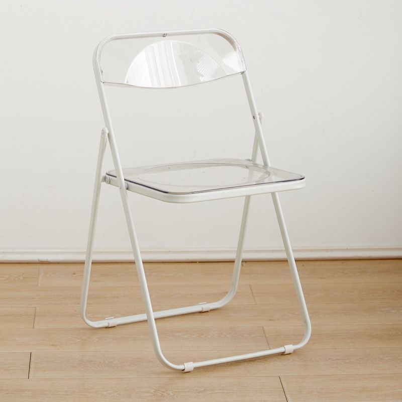 クリア折り畳みチェア　カラーフレーム kocol