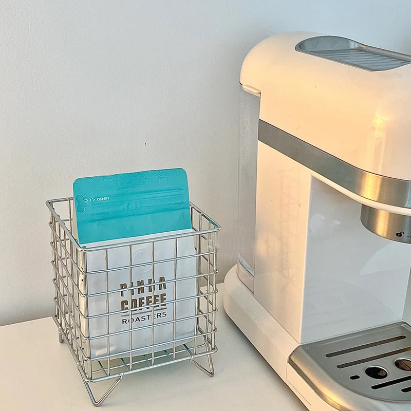 スクエアワイヤー収納カゴ kocol