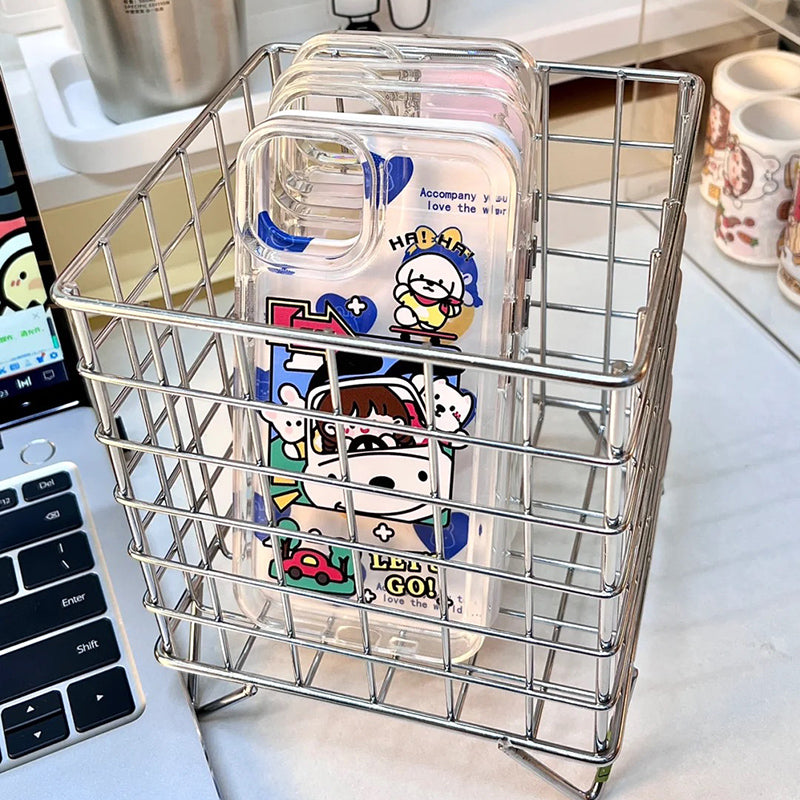 スクエアワイヤー収納カゴ kocol