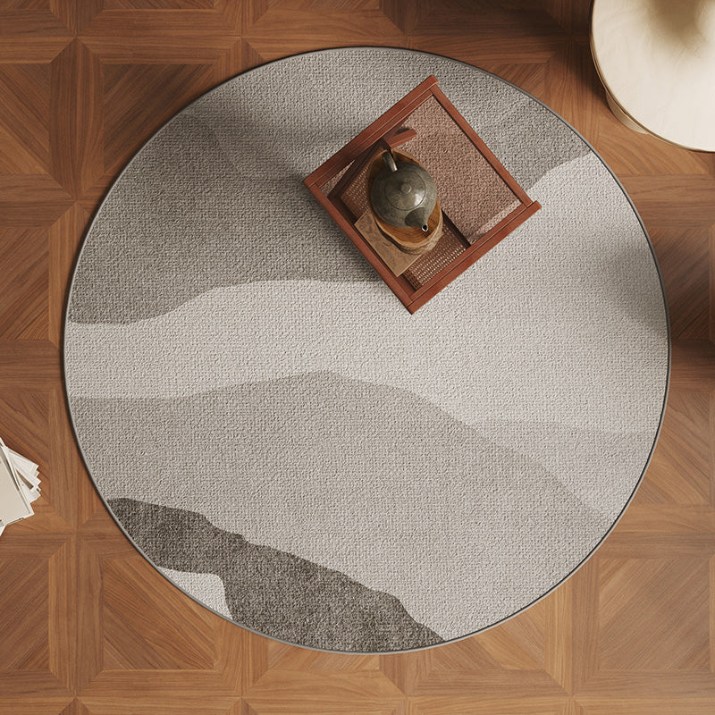 シンプルラウンドモダンカーペット kocol