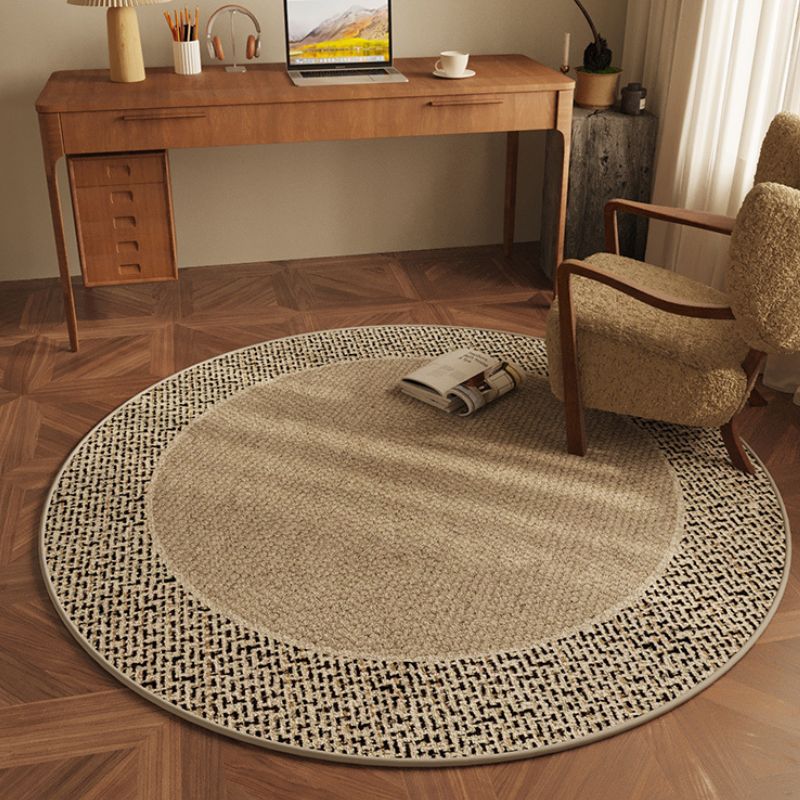 シンプルラウンドモダンカーペット kocol