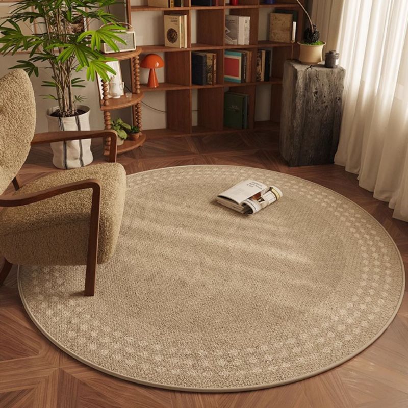 シンプルラウンドモダンカーペット kocol