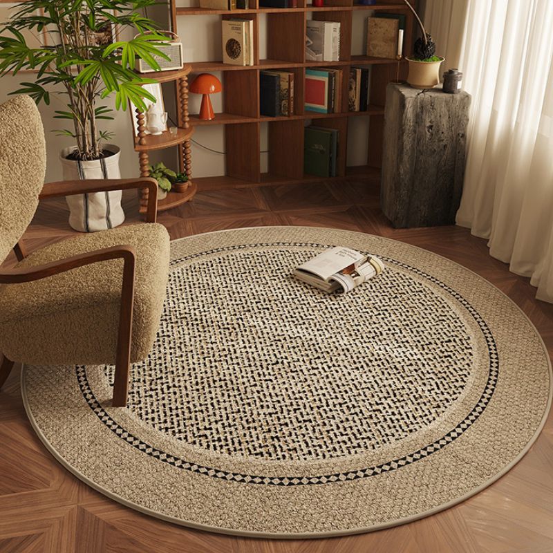 シンプルラウンドモダンカーペット kocol