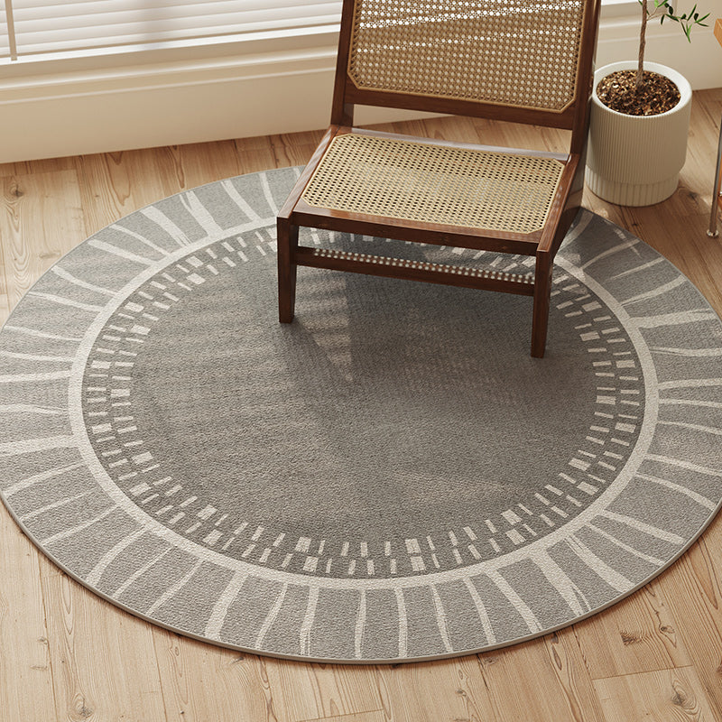 シンプルラウンドモダンカーペット kocol