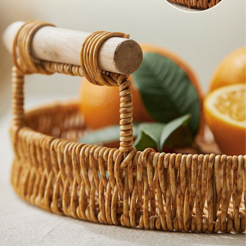 プラスチックラタンフルーツバスケット トレイ kocol