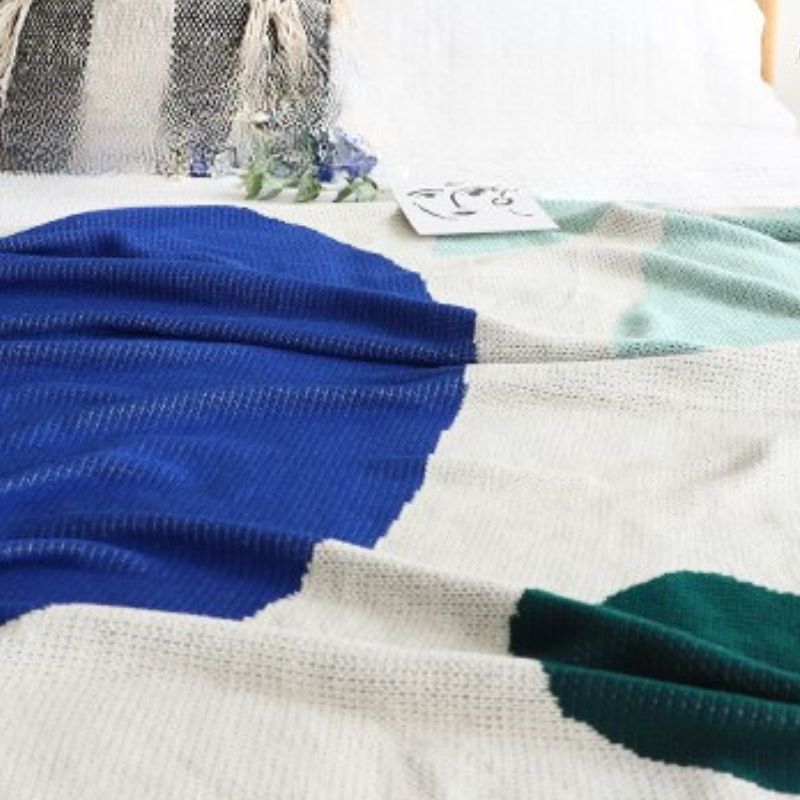 ピュアコットンブルーブランケット kocol