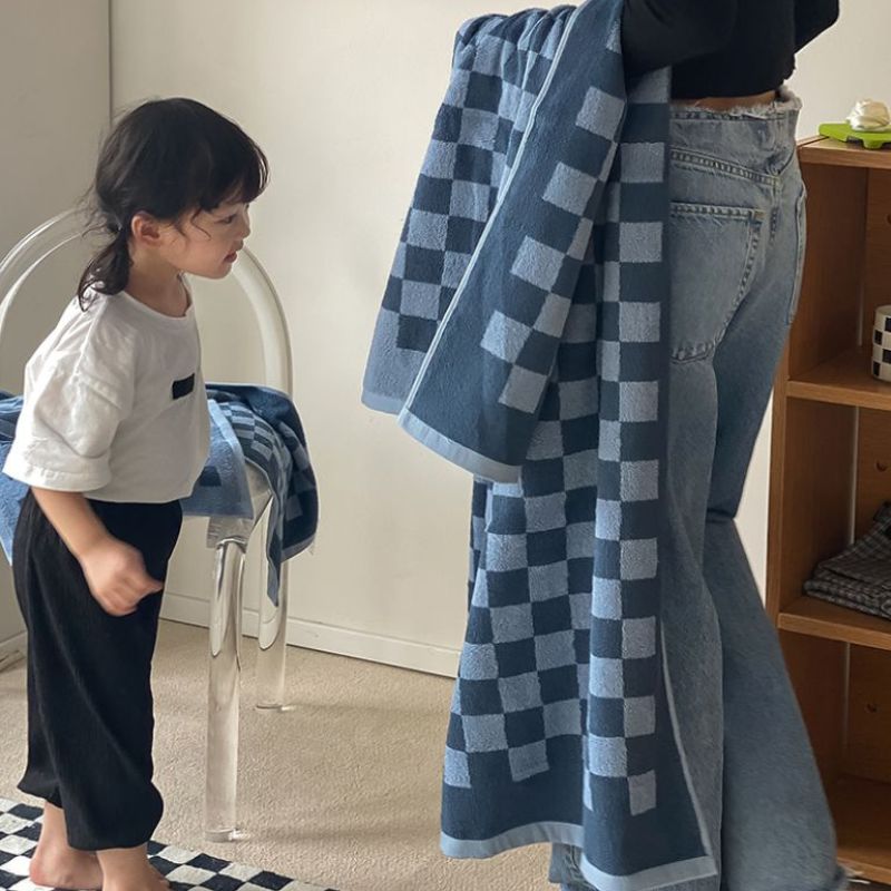 市松模様タオルブランケット バスタオル kocol