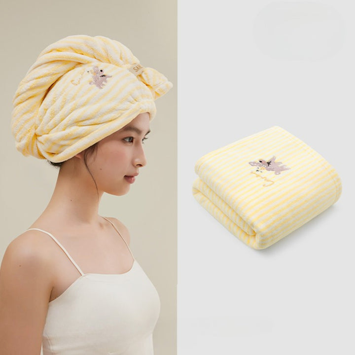 Striped antibacterial towel