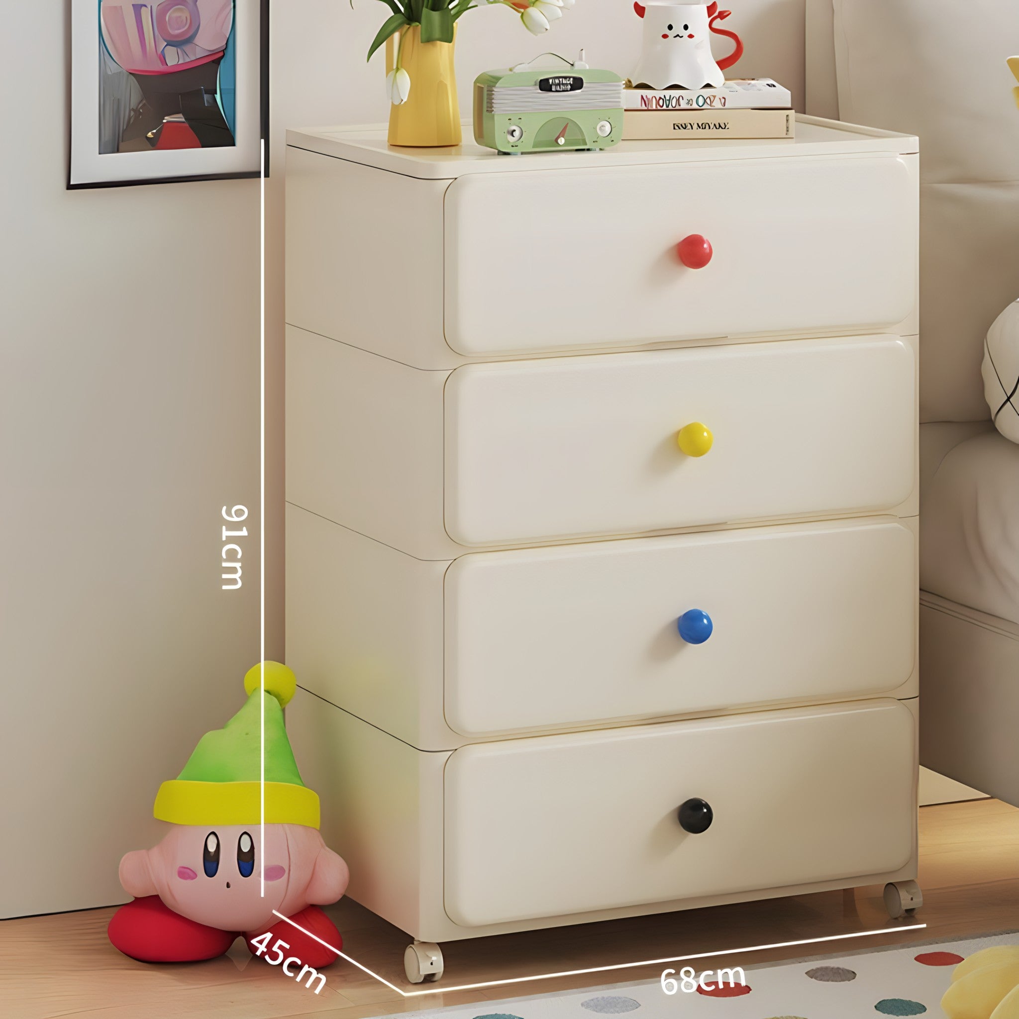 Pop Color Rolling Chest