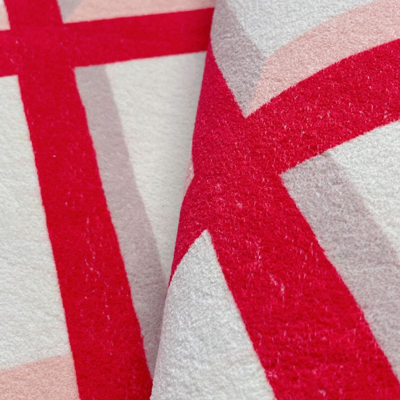 レッドチェックカーペット kocol