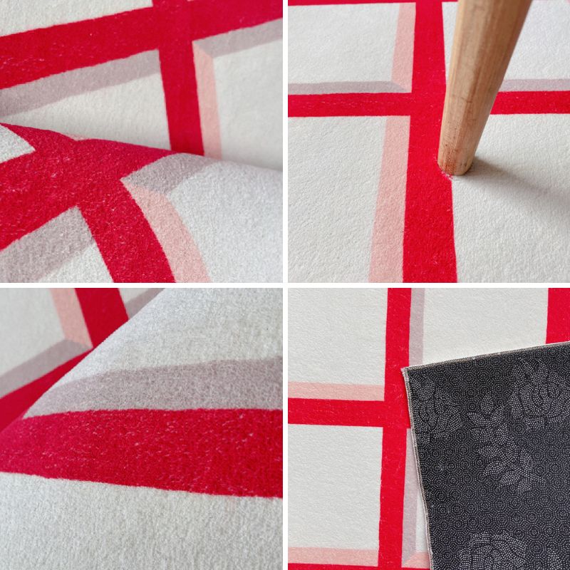 レッドチェックカーペット kocol