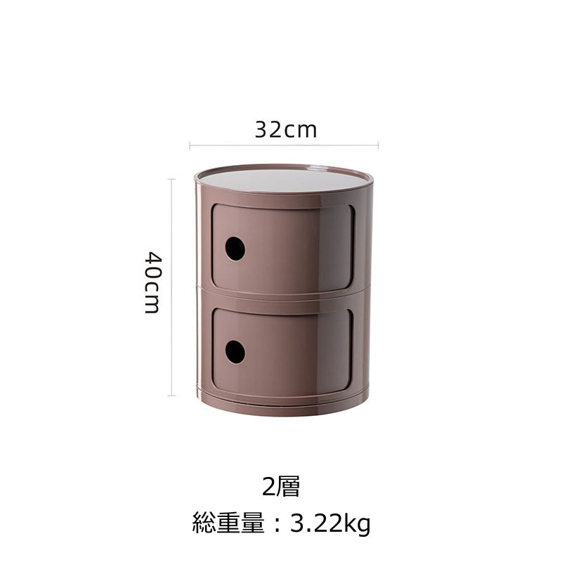 組み合わせラウンド収納キャビネット kocol