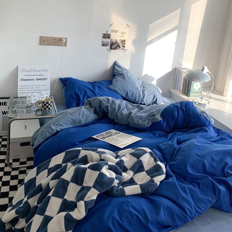 ダブルカラー2トーン寝具セット 