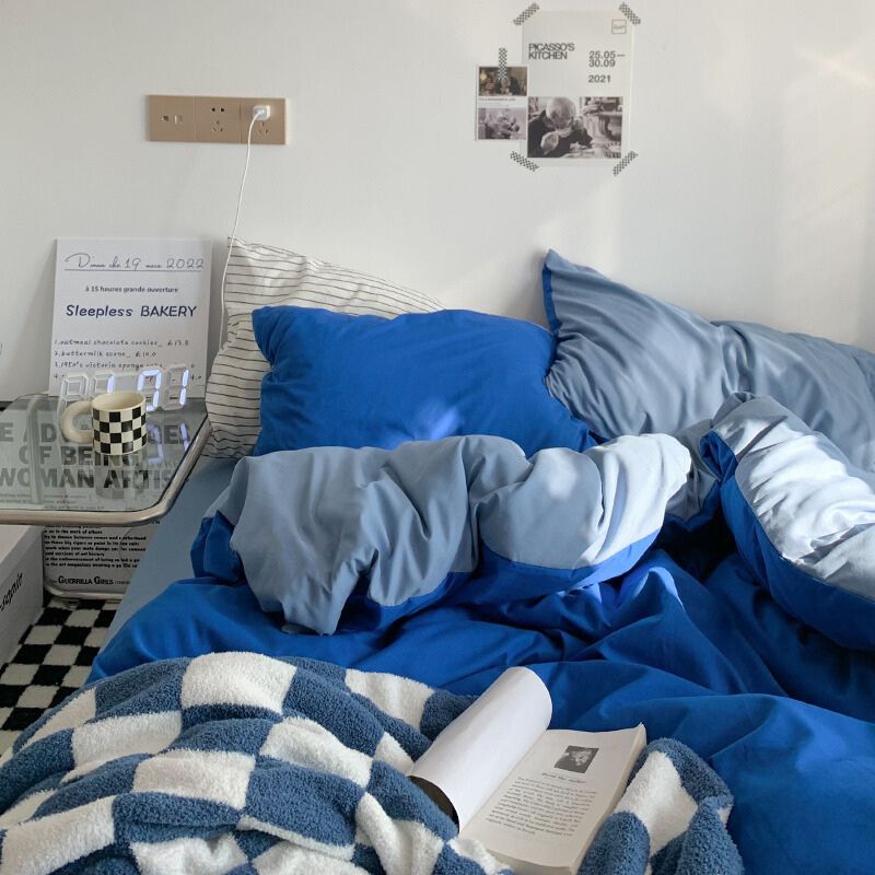 ダブルカラー2トーン寝具セット 