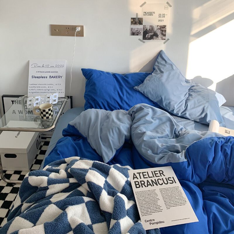 ダブルカラー2トーン寝具セット 