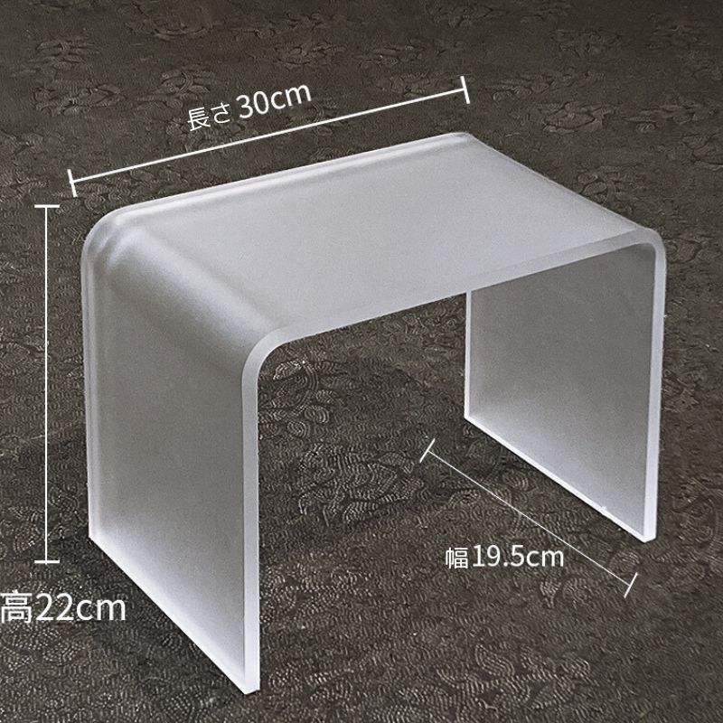 カラフルクリアアクリルスツール kocol