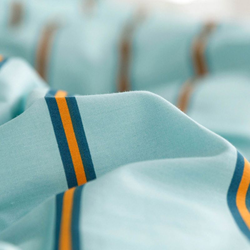 マルチストライプチョコミントカラー寝具セット kocol