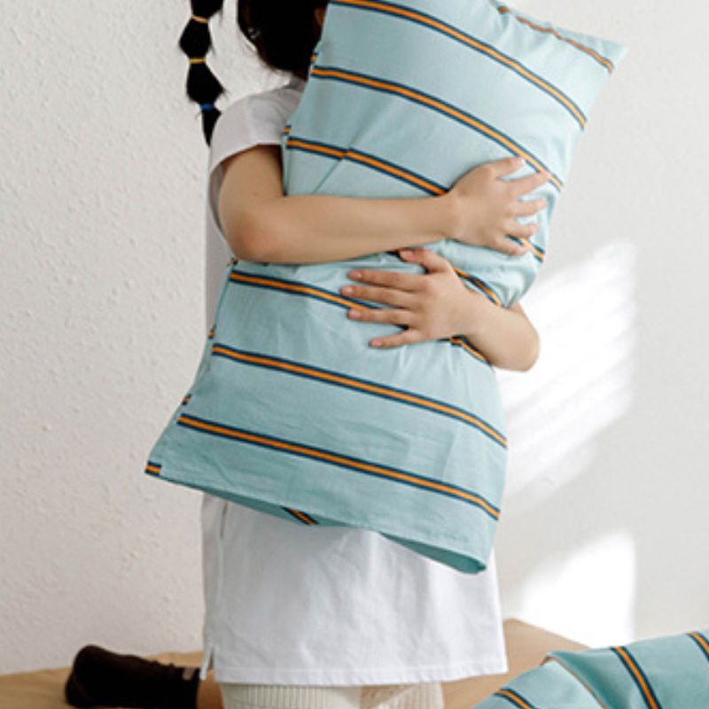 マルチストライプチョコミントカラー寝具セット kocol