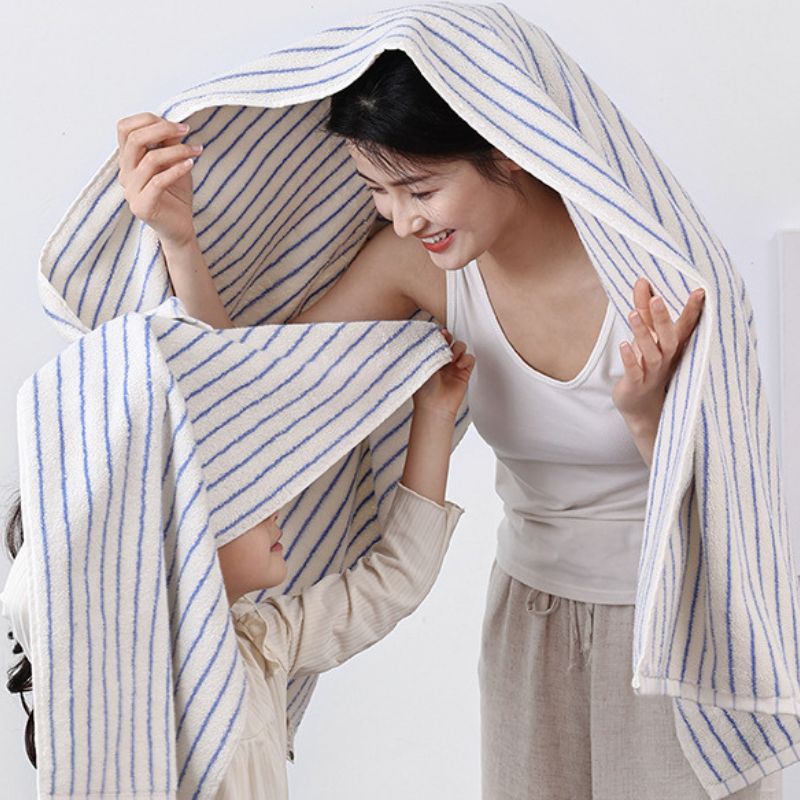 細ストライプコットンバスタオル kocol