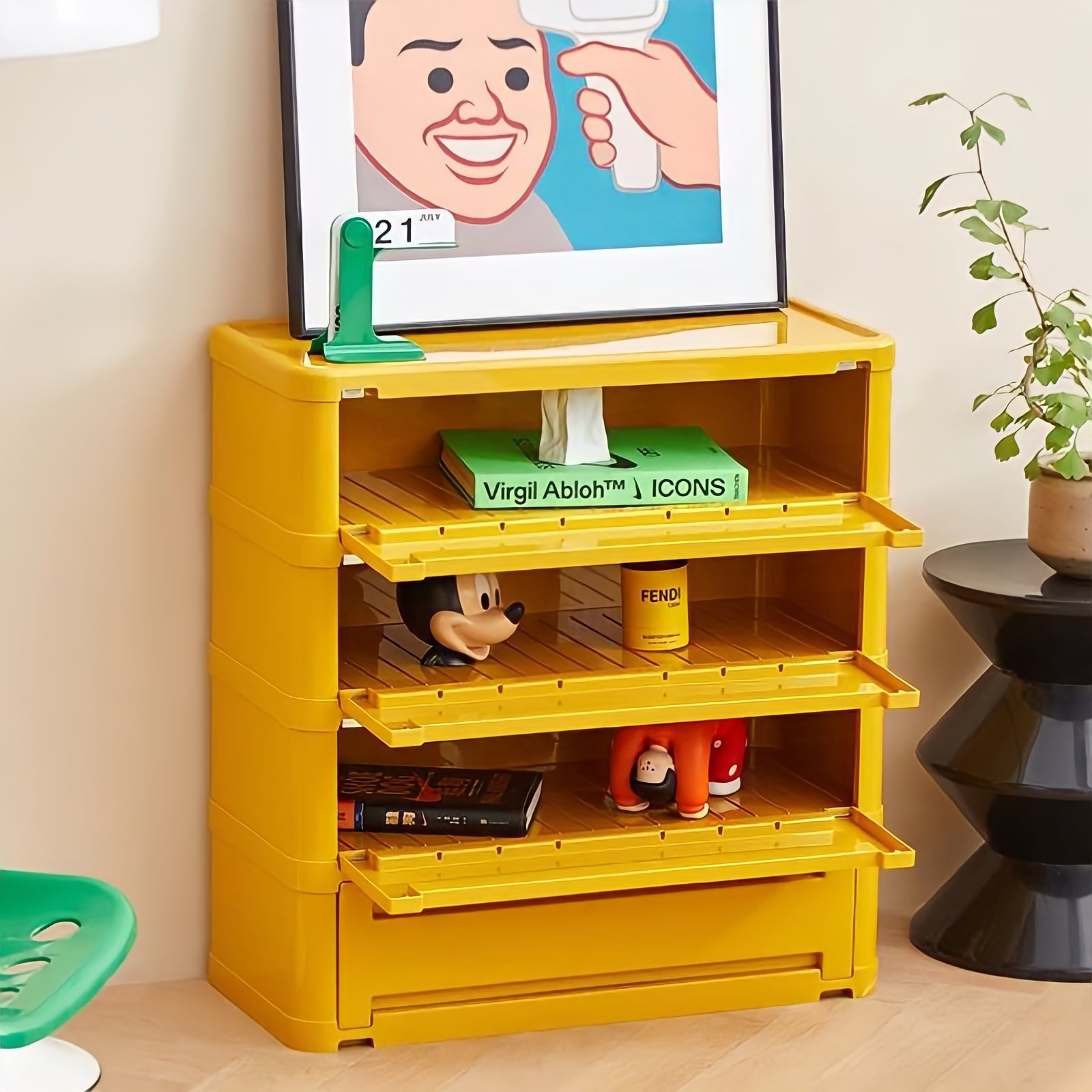 モダンカラフル収納キャビネット kocol