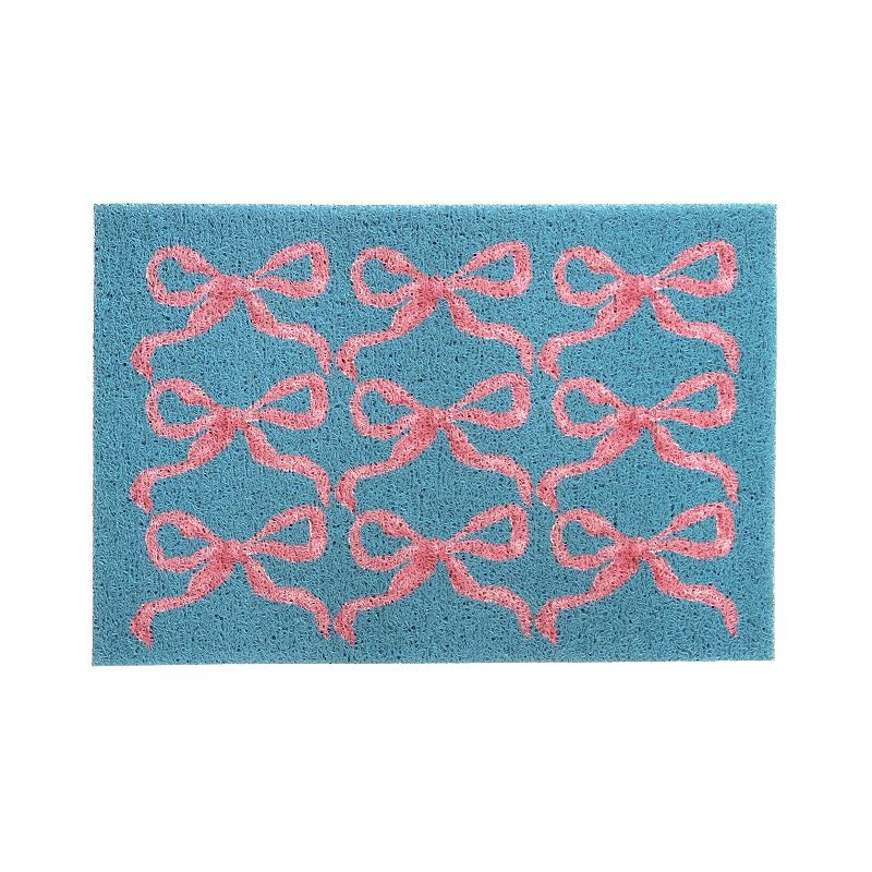 ピンクリボン玄関マット kocol