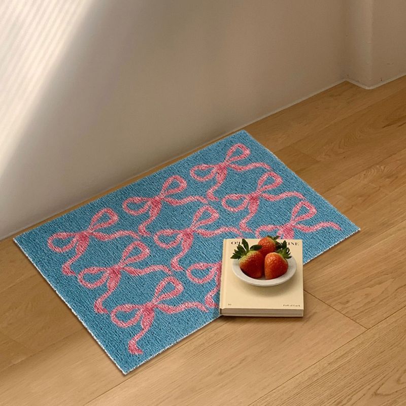 ピンクリボン玄関マット kocol