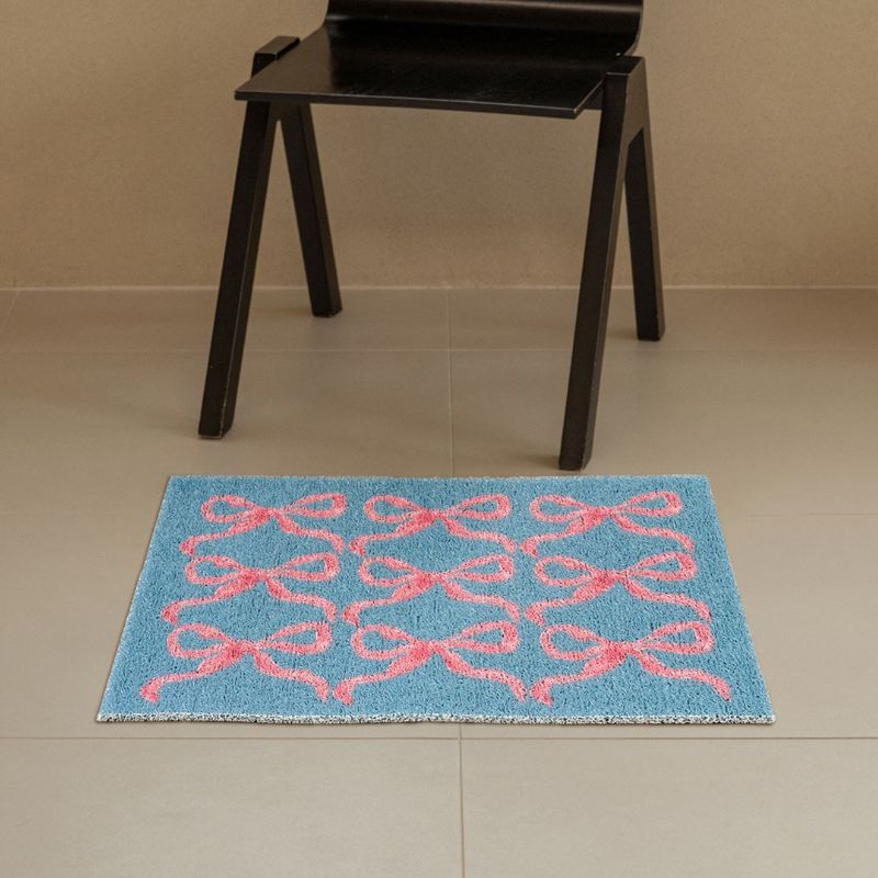 ピンクリボン玄関マット kocol