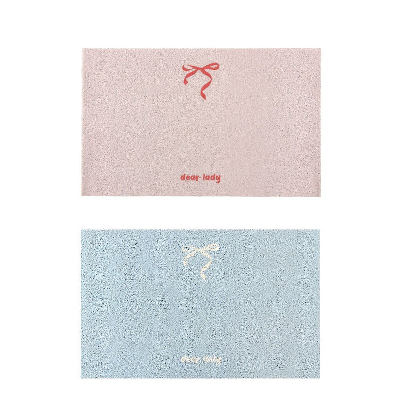 ミニリボン玄関マット kocol