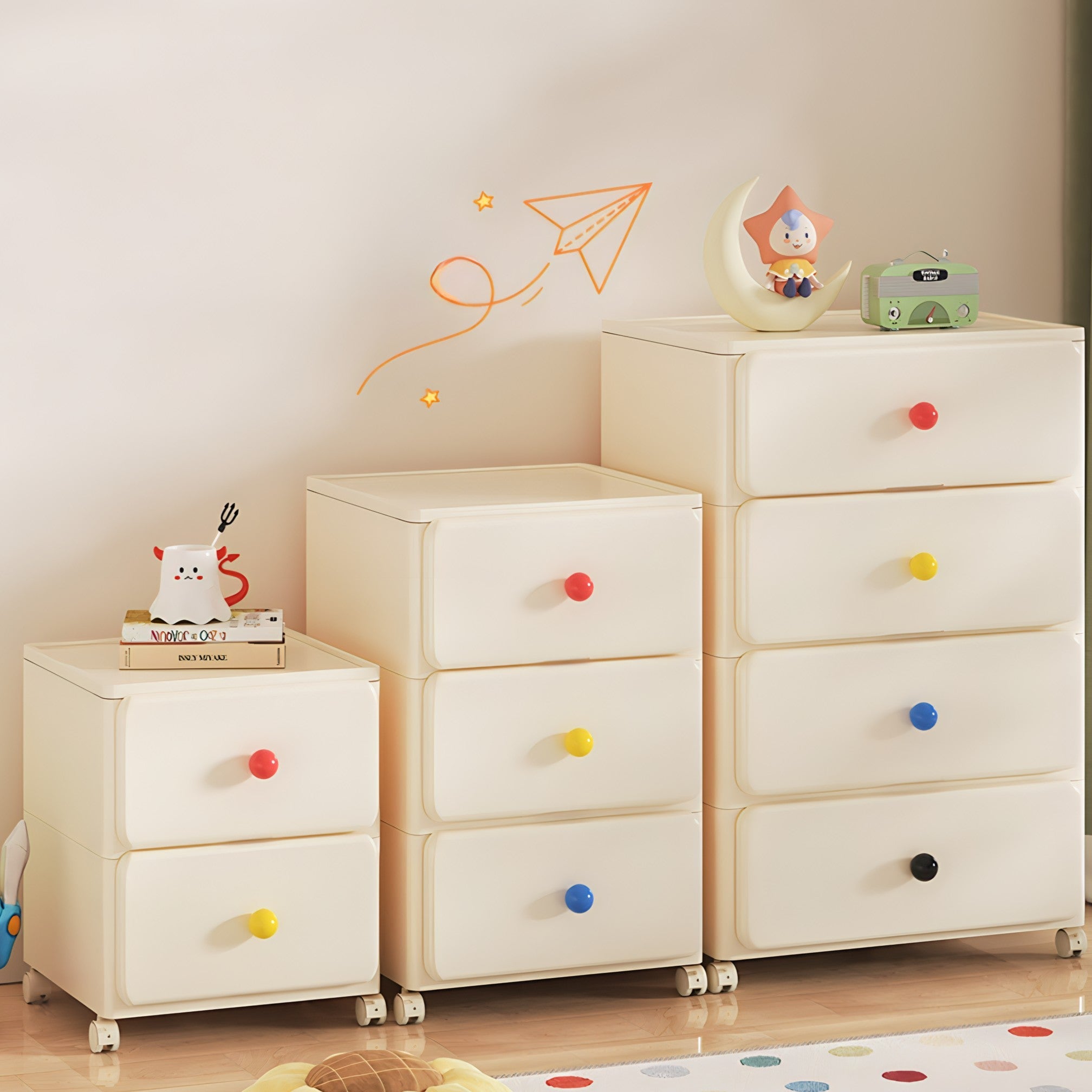 Pop Color Rolling Chest