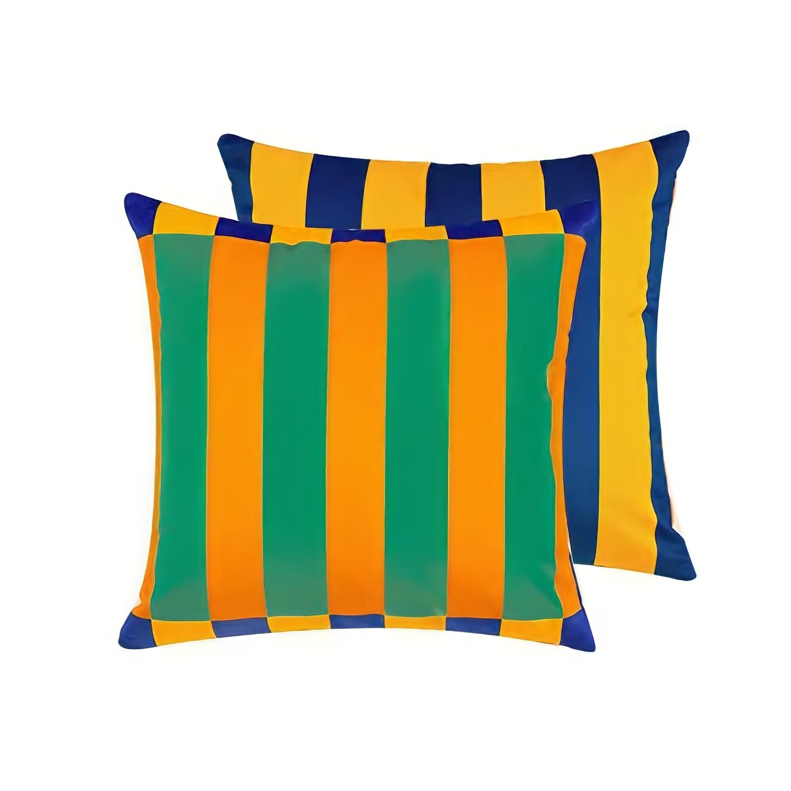 Multi-stripe colorful cushion