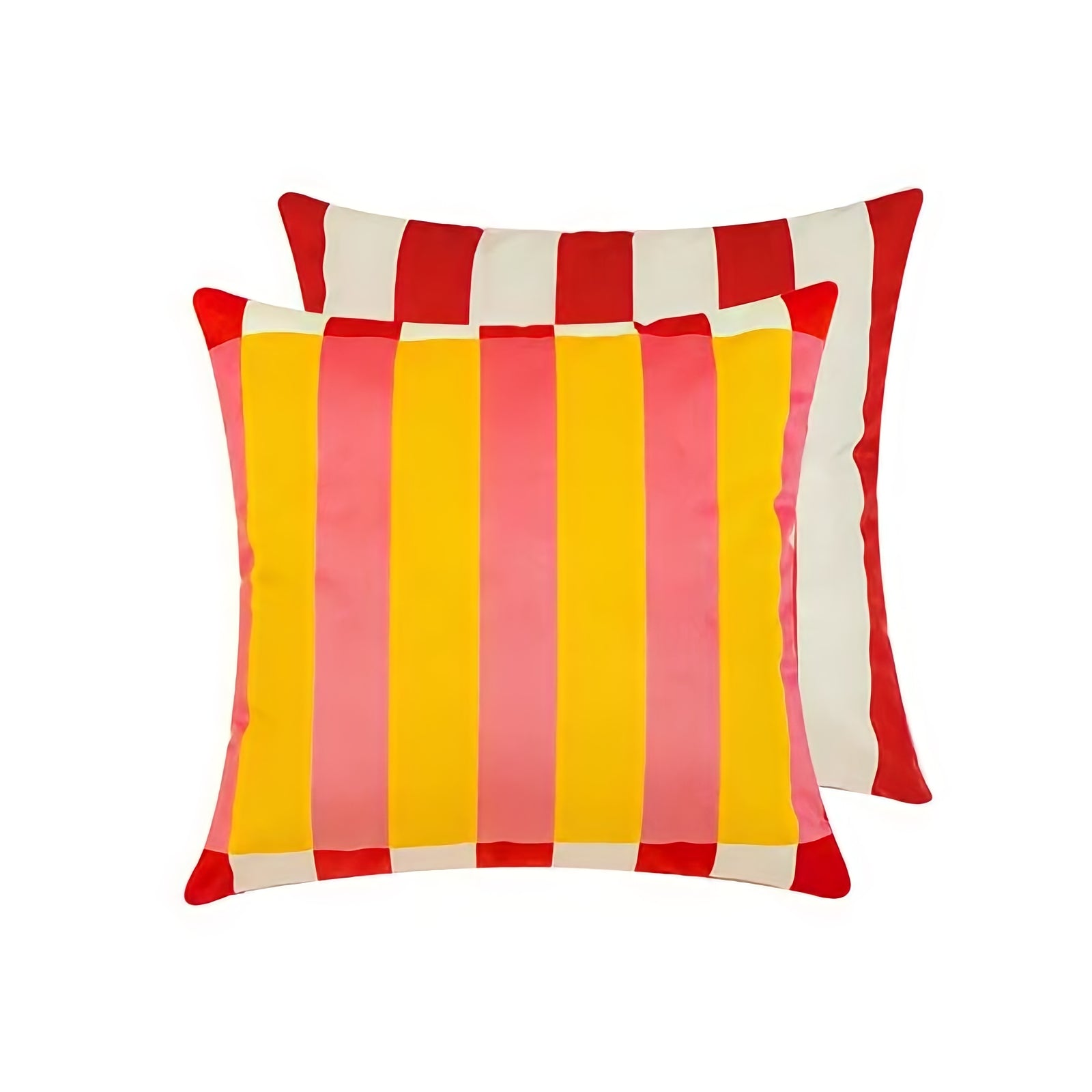 Multi-stripe colorful cushion